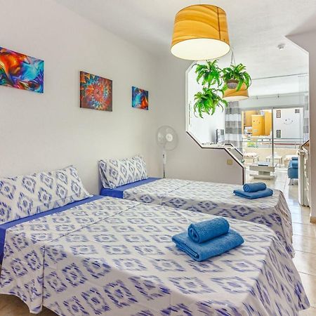 Aircon Next To Beach Costa Adeje Wifi Heated Pool Apartment Bagian luar foto